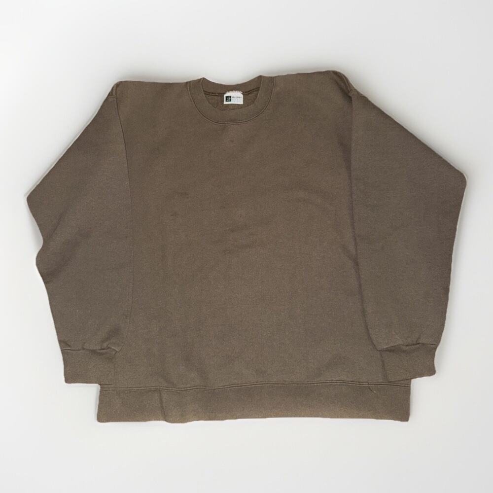 Pro Spirit Select Sweats Taupe Brown Crewneck Sweater XL 23x26